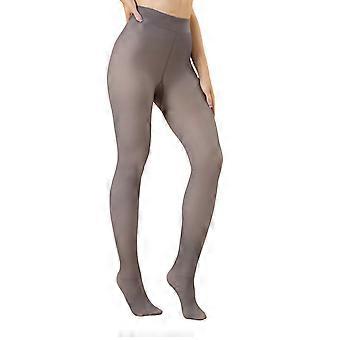 Naadloze dameslegging met fleecevoering, compressiepanty met corrigerende tailleband, 'Second Skin'-effect.