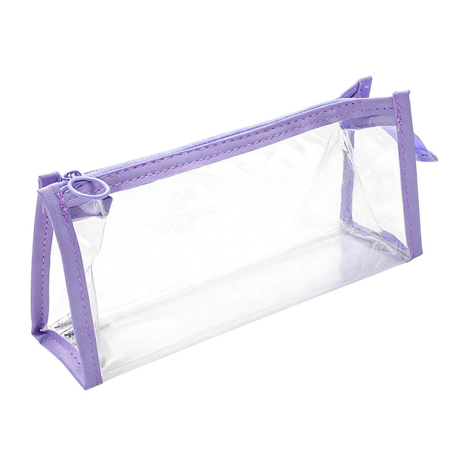 Large Clear Pencil Case Waterproof Dustproof Stationery Storage