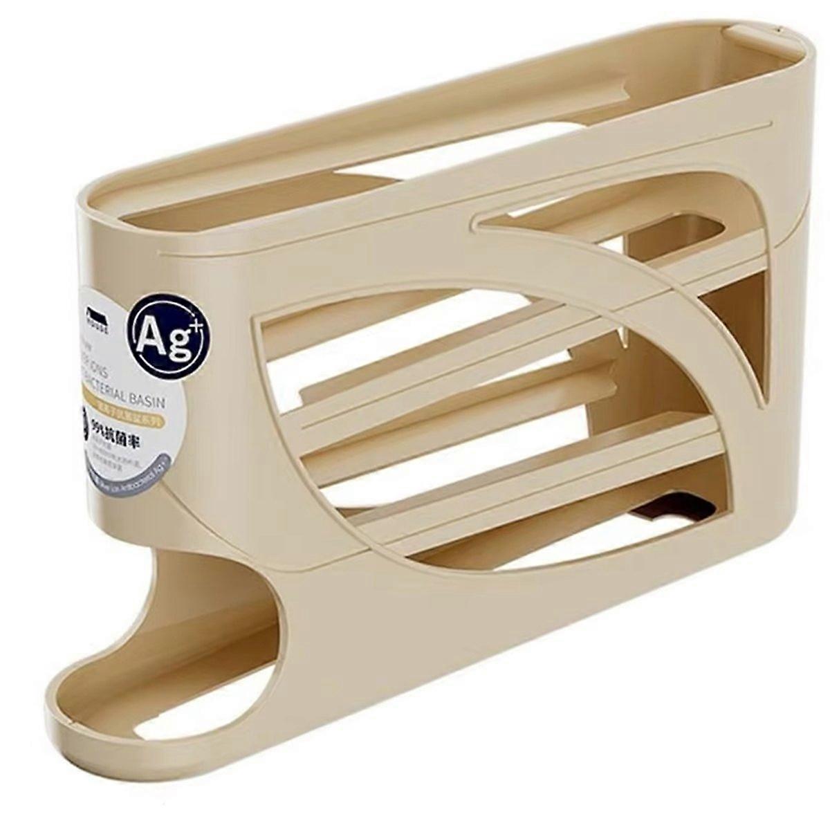 Automatische eierrollerhouder, 4-laags koelkast-ei-organizer