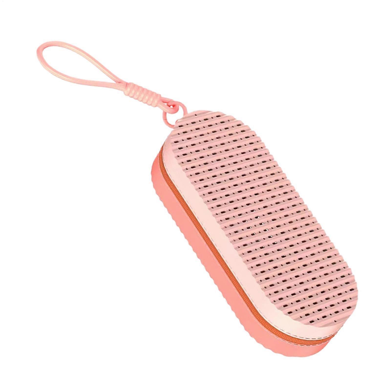 Swimming Goggles Case with Drainage Holes and Adjustable Strap, Protective Pink Storage Box