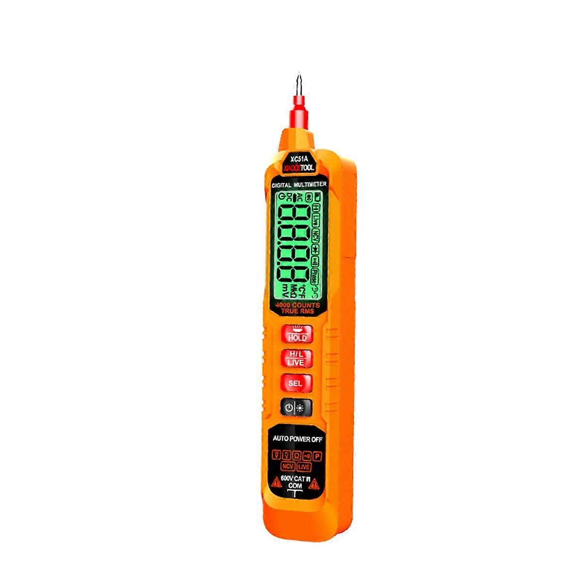 Multimeter Pen Backlit LCD Display Voltage Detector Electrical Tool
