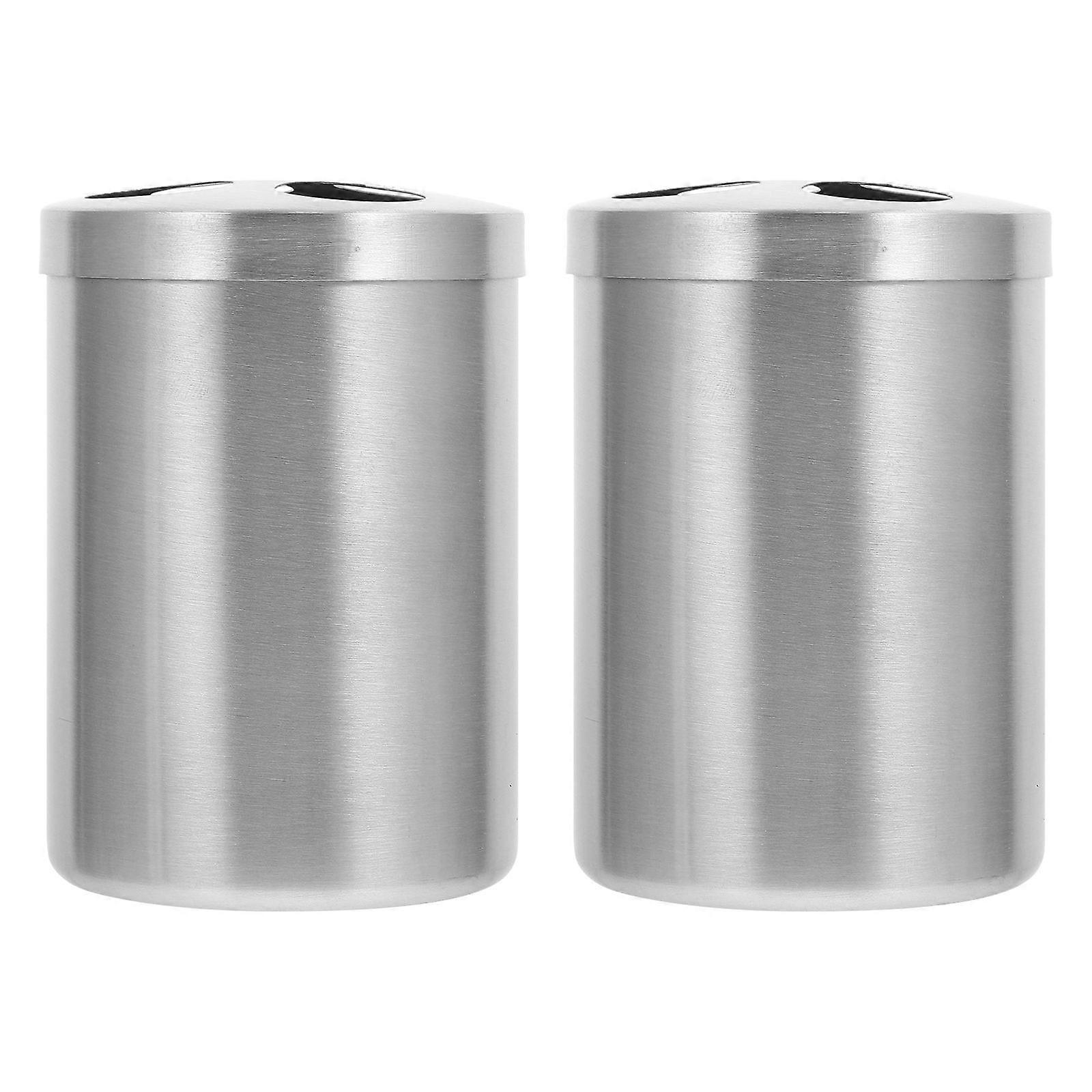 Silver Toothbrush Rack for Practical Storage Organizer Holder 4Pcs