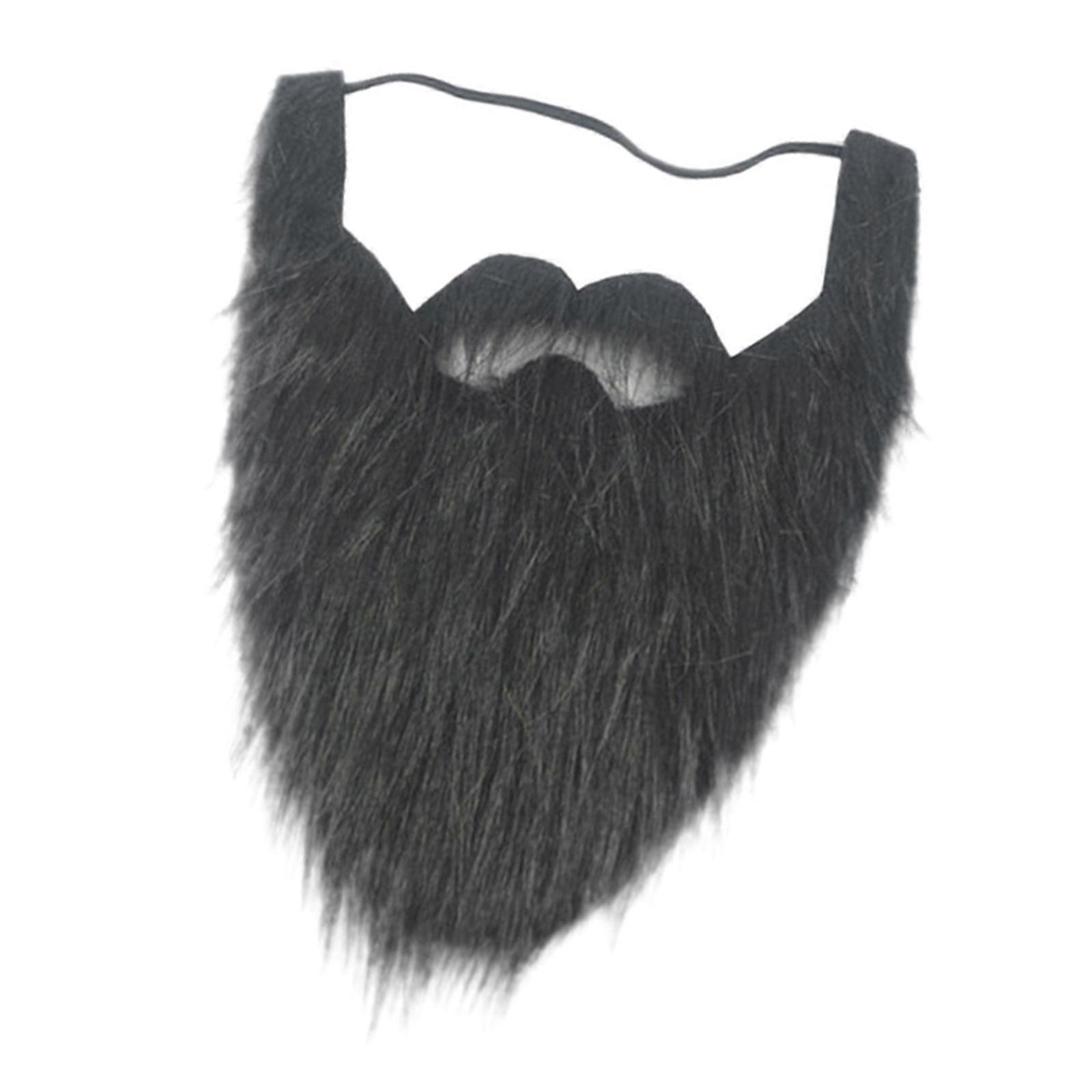 Simulation Beards Handmade Wig Beard Hats for Decoration Black