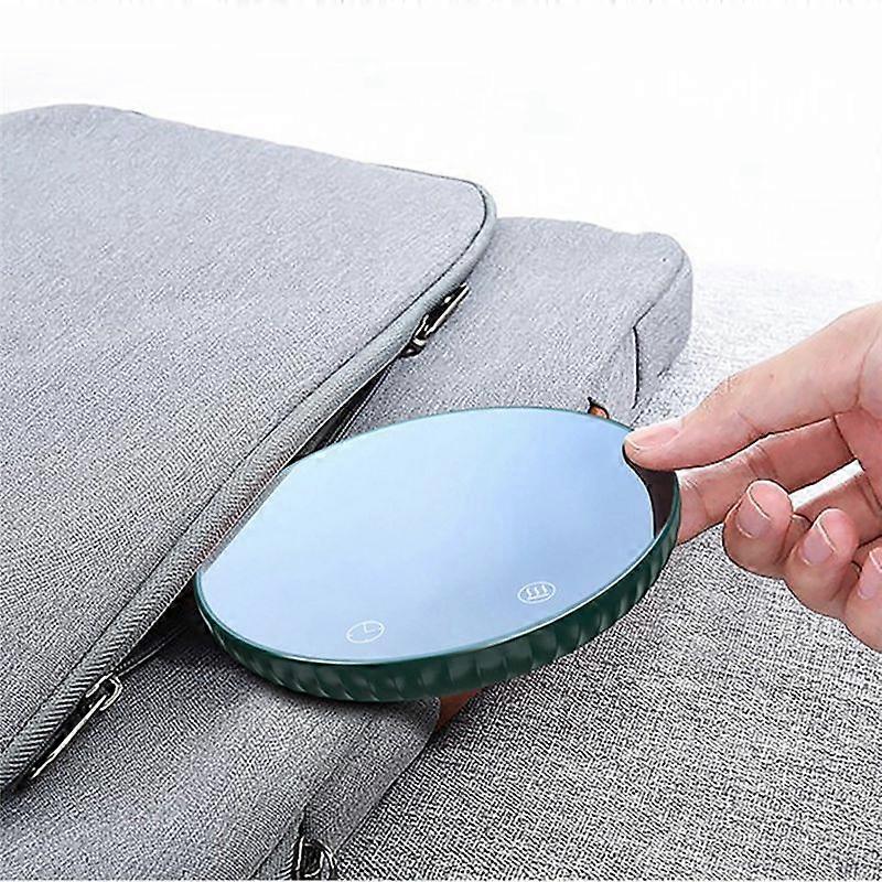 Thermostat Cup Digital Display Heating Insulation Coffee Cup(EU Plug)