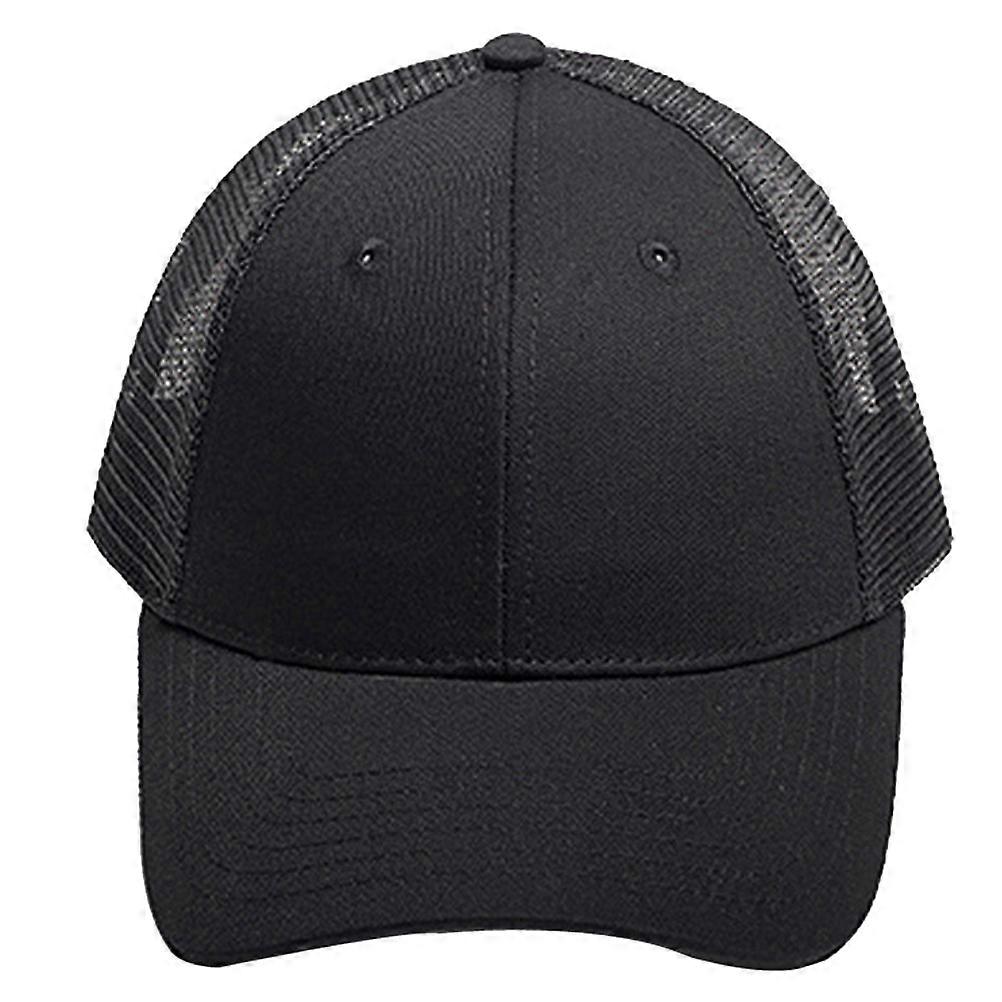 Baseball Cap Quick Dry Sun Hat for Wearing Black Outdoor Mesh Style