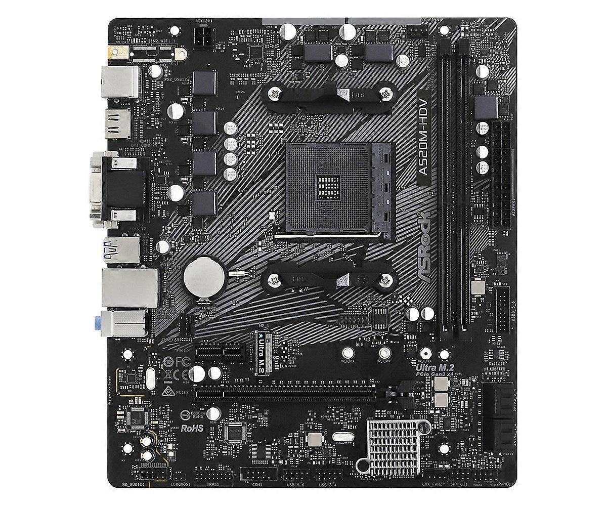 Asrock A520m-hdv Socket Am4 Micro ATX