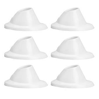 6PCS Practical Nail Art Supply Nail Polish Bottle Base Nail Polish Placing Mat
