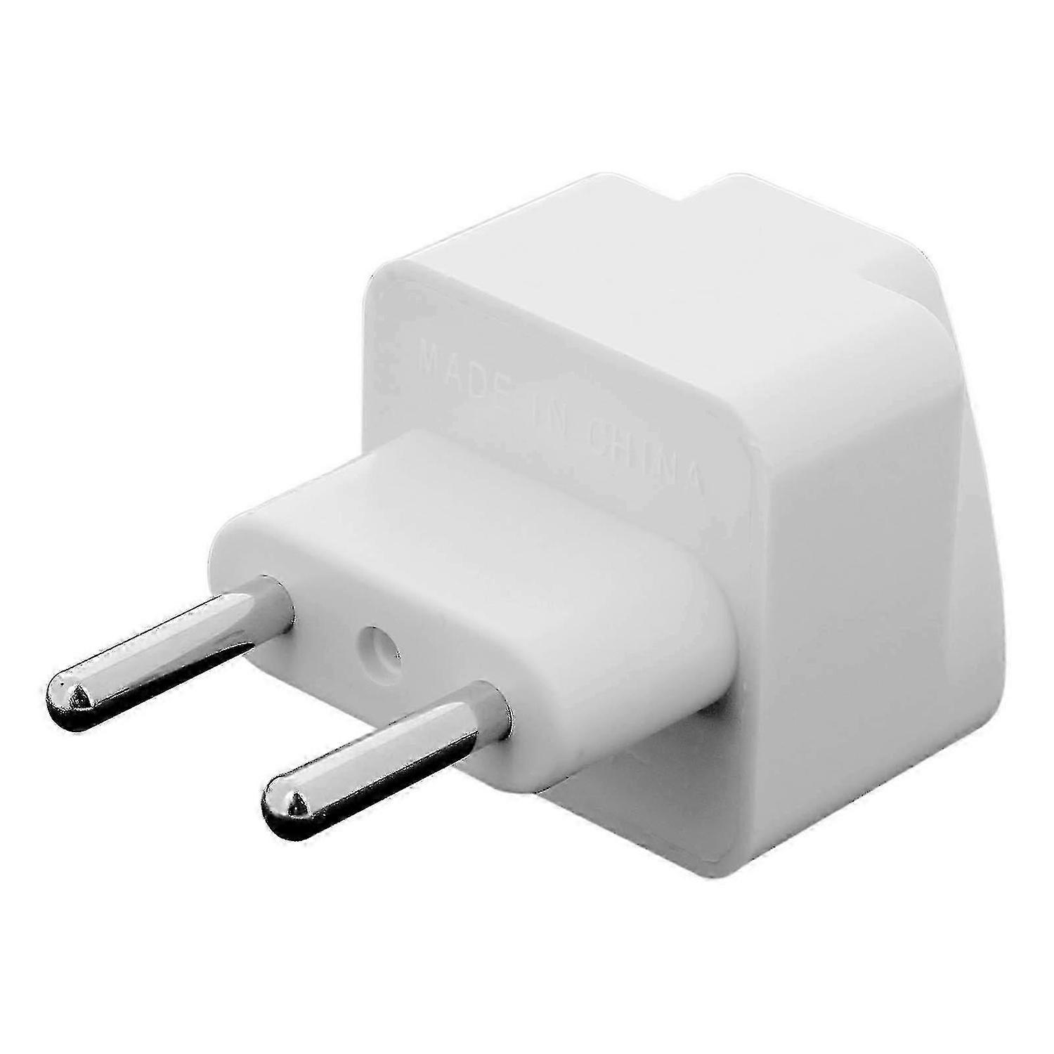 Reiseadapter type C for Storbritannia USA Karibia Hvit