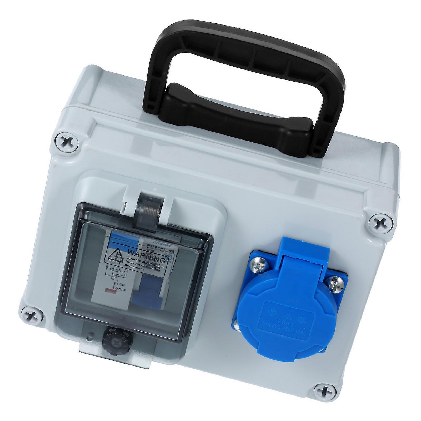 Waterproof Switch Box for Outdoor Use with Multi Functional Sockets
