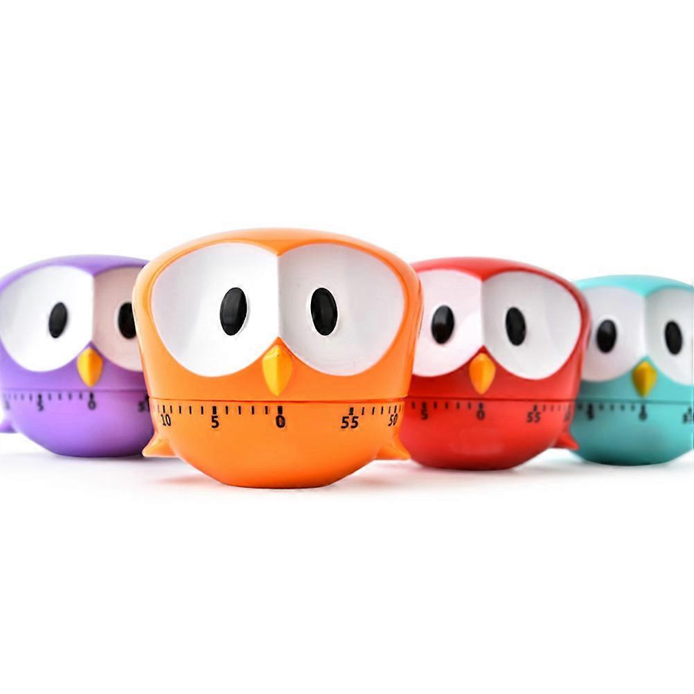 Owl Shape Kitchen Timer for Household Countdown Timer in Purple