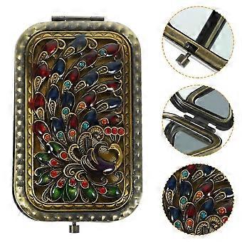 Small and Sturdy Compact Mirror, Excellent for Makeup and Travel Needs