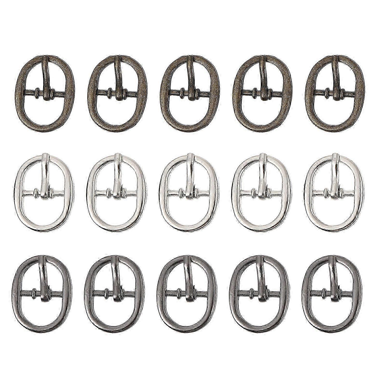 Alloy Adjustable Bag Strap Buckles, 15Pcs for Strap Adjustment