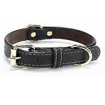 Leather Padded Dog Collar - Adjustable Dog Collar Cushion