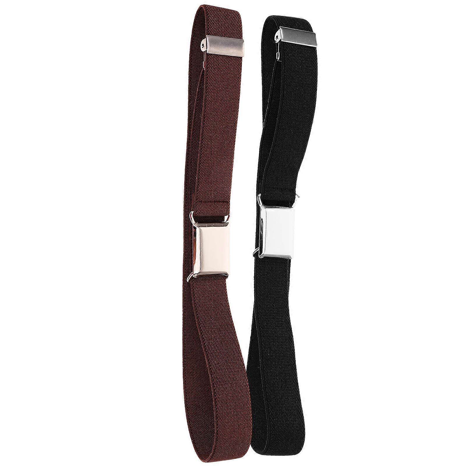 2 stk Gutt Elastisk belte Barn Småbarn Elastisk belte Justerbart midjebelte
