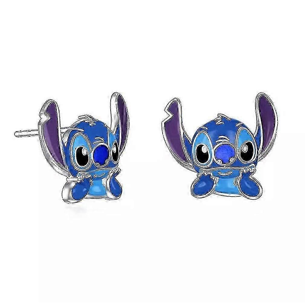 Stitch Anime Pendientes Eardrop Stud Gift Cosplay Prop Joyería