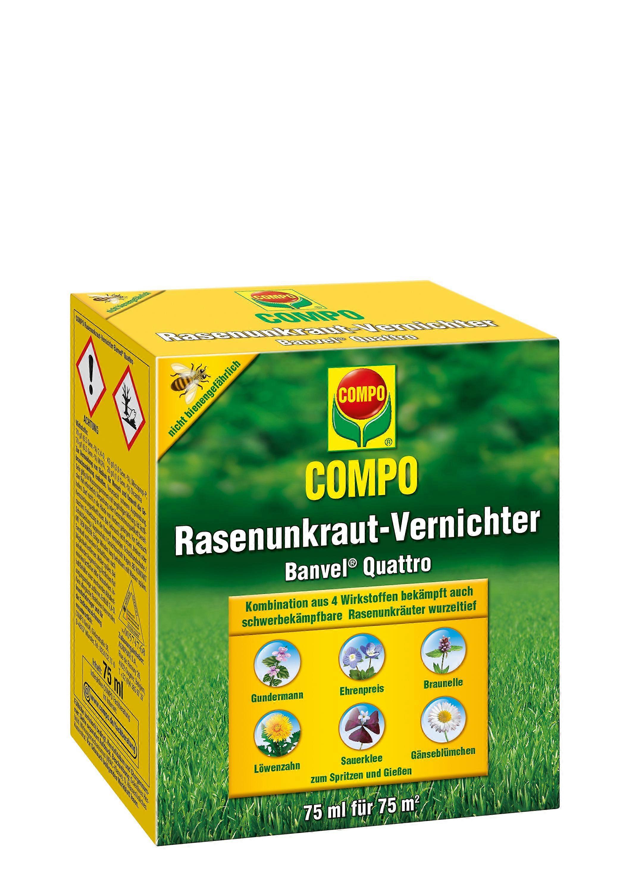 COMPO 草坪除草剂 Banvel® Quattro，75 毫升