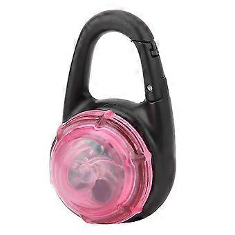 Collar LED para perros, collar luminoso para perros, luz nocturna para pasear, colgante de seguridad, rosa, 26-27