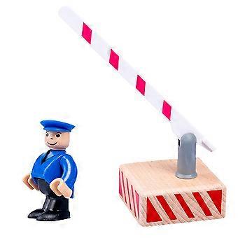 Holz-Straßensperren-Spielzeug, Verkehrssimulationspuppe, Spielzeug für Kinder, 1 Set, Lernspielzeug