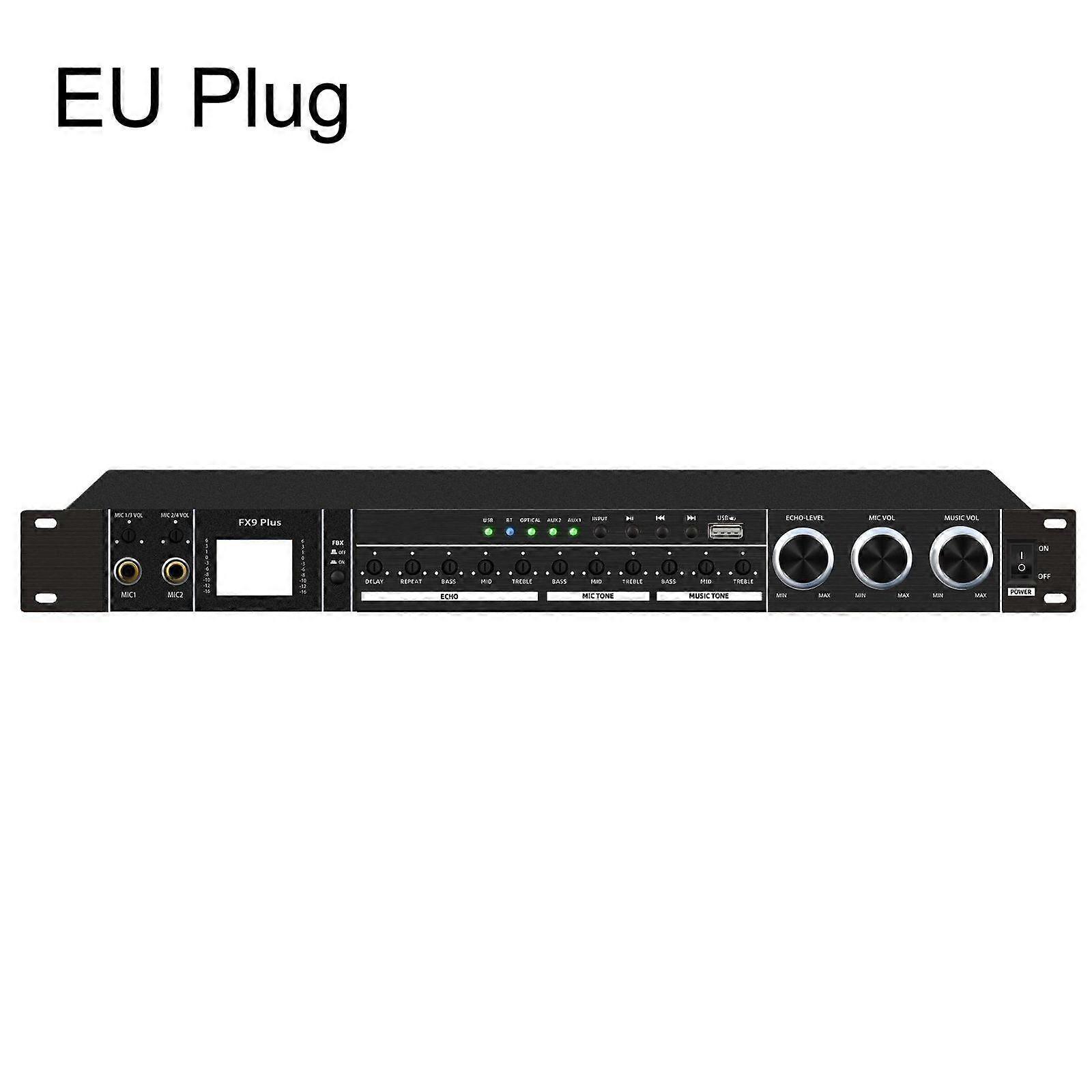 FX9plus Digital Karaoke Pre-Amplifier With Bluetooth USB DSP Reverb Effect Processor