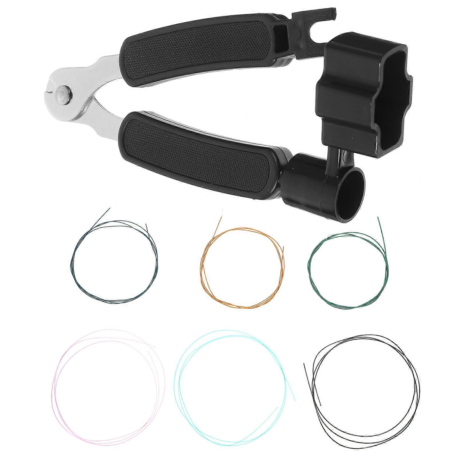 1 Set Guitar Strings Changing Kit Includes Guitar String Winder Cutter String
