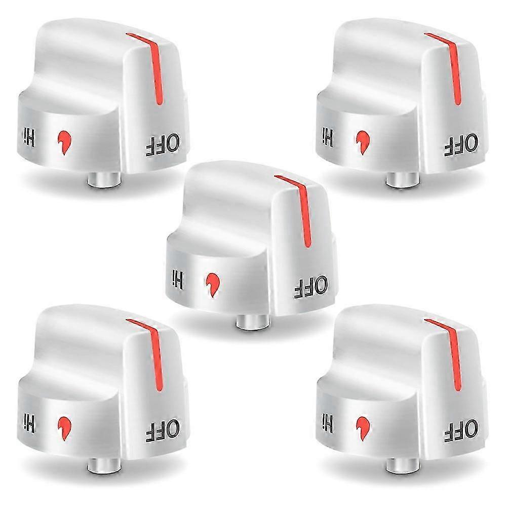 5 Pcs 5304509064 Knobs Replacement for -Gas Stove Knobs, 5304509929 Replace -Gas Range Stove Knobs