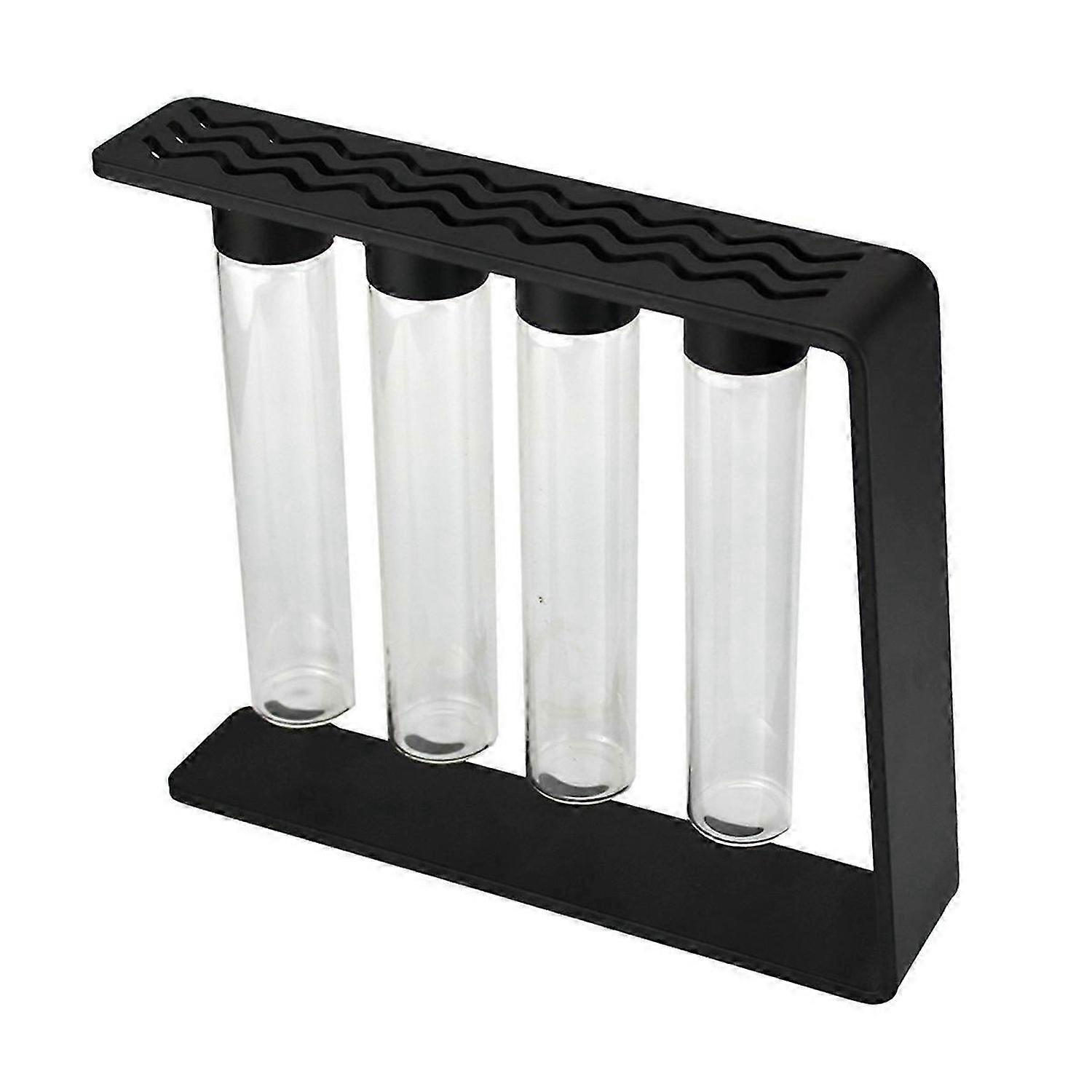 Magnetisk kaffebönförpackningsflaska provrörsglasdisplayställ
