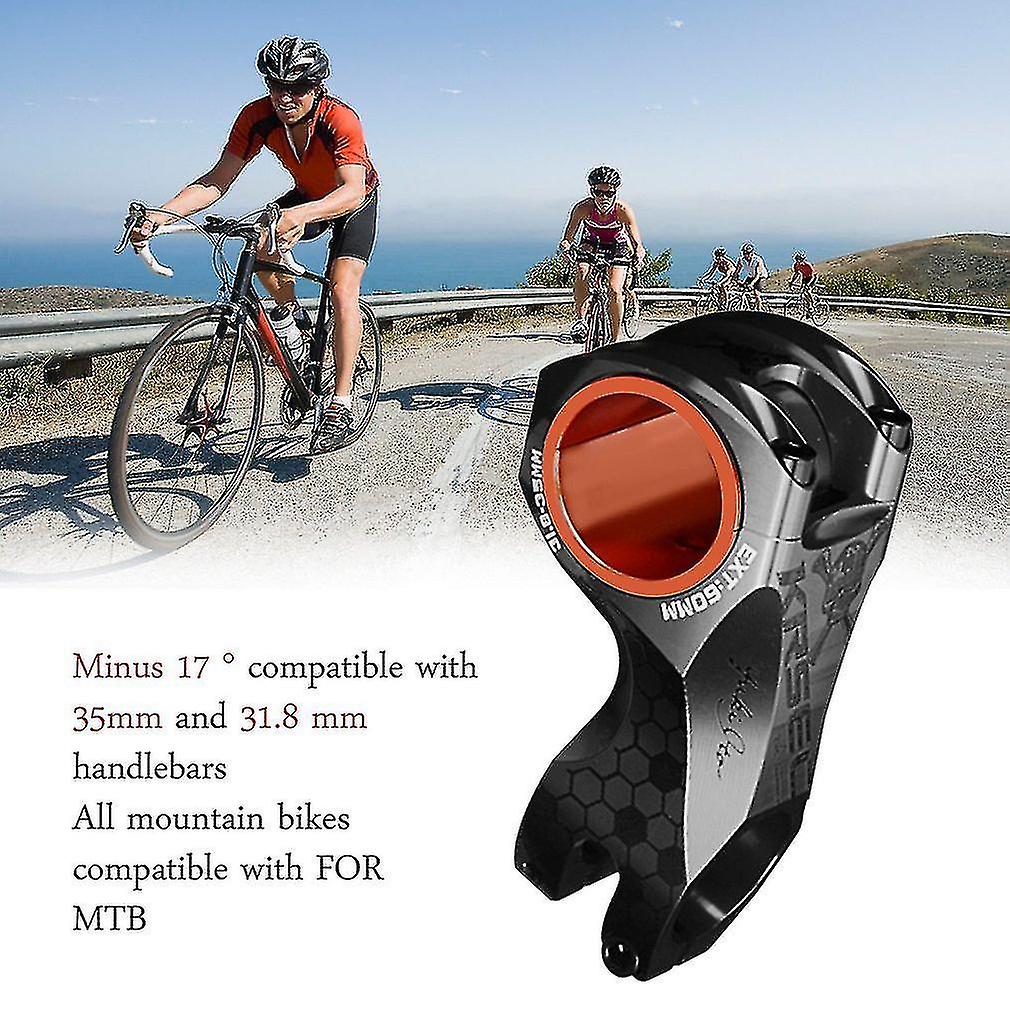 Aluminum Mountain Bike Stem Handlebar 60mm Ultralight Negative Angle 17 Degree