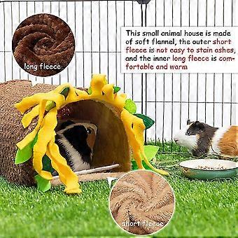 Tunnelhus för smådjur - Hideout Tube Cage för marsvin Hamster Rat Mice Parrot Chinchilla Flying Squirrel - Spelar