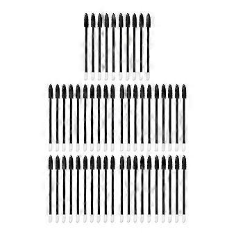 50Pcs Disposable Eyelash Brush Double Ended Disposable Eyelash Mascara Brush for Eye Lash Extension Eyebrow and Makeup