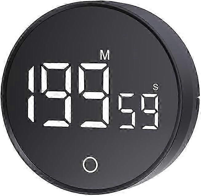 2pcs Digital Kitchen Timer LED Display Visual Pomodoro Timer Magnetic 26-27