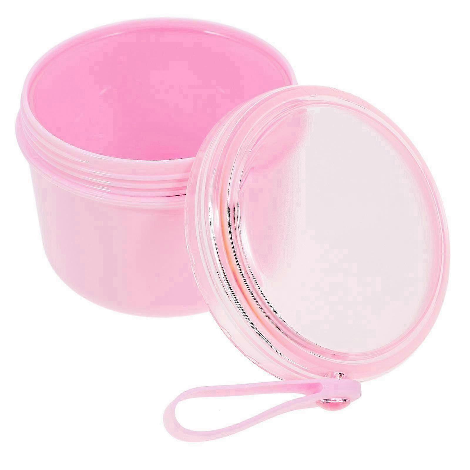 Pink Retainer Storage Case for Storage Durable Denture Holder Case