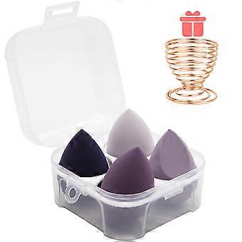 Make-up-Schwamm-Set – Beauty-Schwämme zum Verblenden mit Halter und Eierschale, perfekt für Creme, Puder und Flüssigkeiten