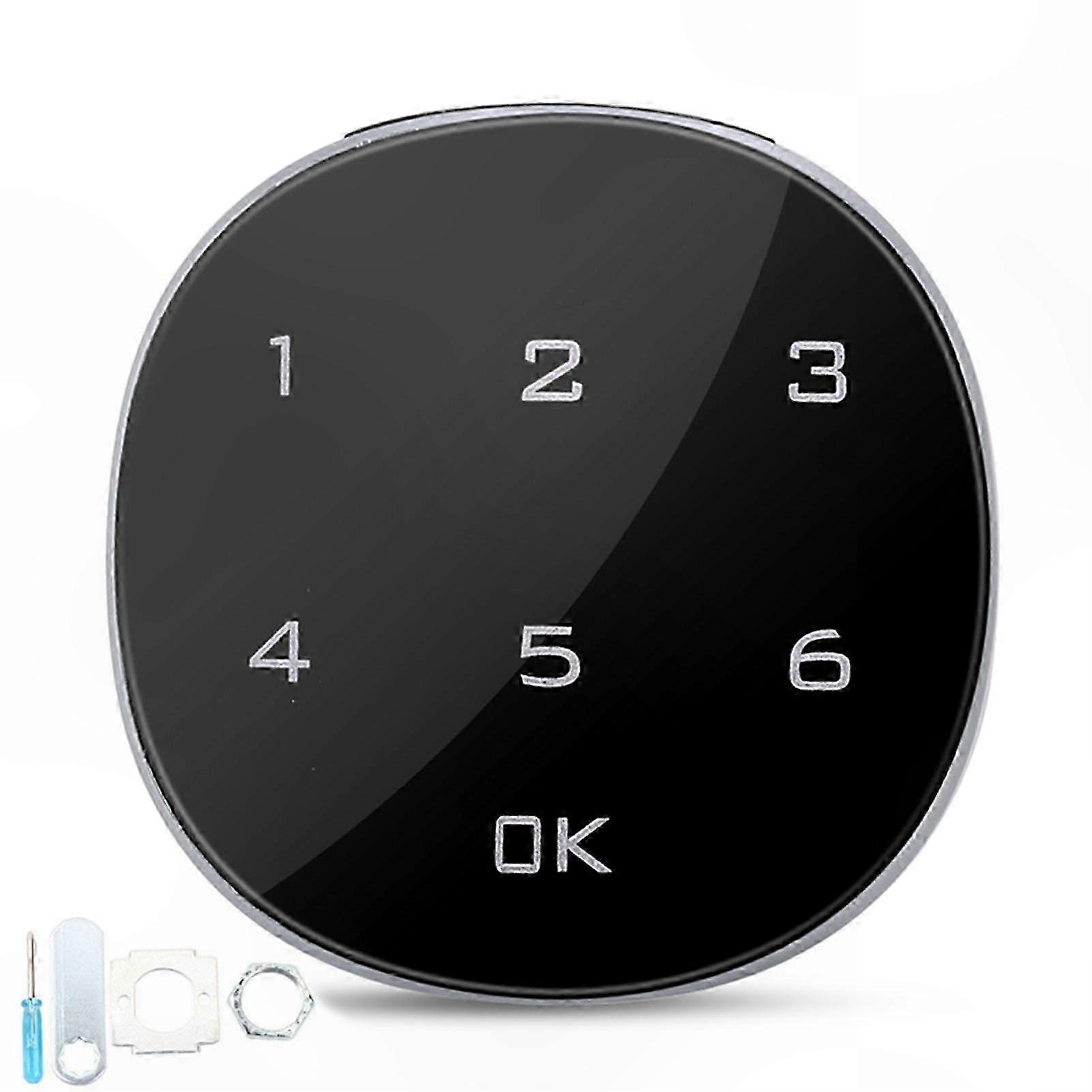 Keyless Touch Screen Digital Password Coded Lock for Cabinet, Mailbox, File, Sauna, Drawer