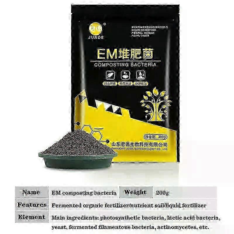 EM Compost Fermentation Bacteria, Granular, High Concentration for Kitchen Waste Composting