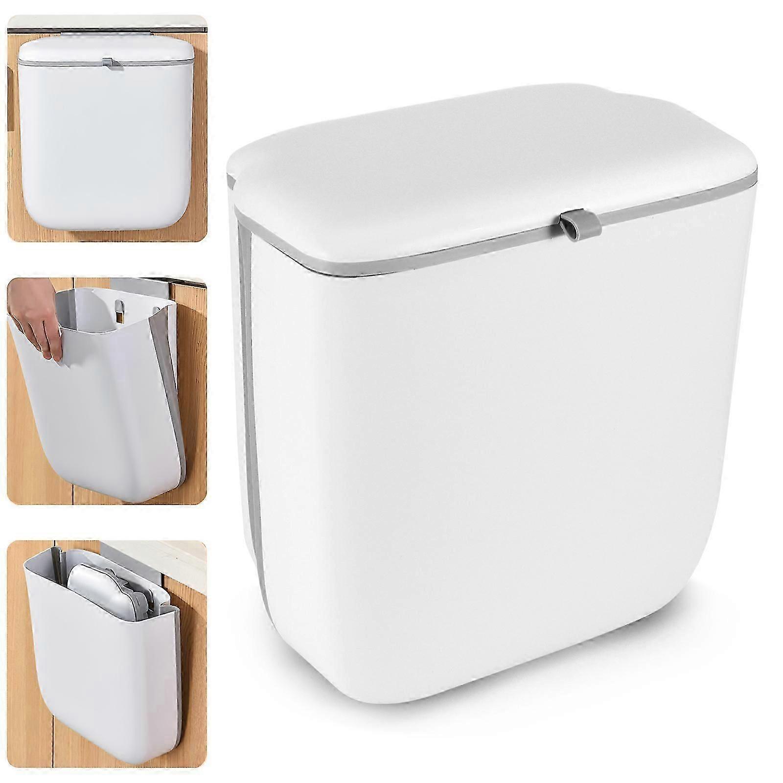 Foldable Wall-Mounted Kitchen Trash Can 26-27