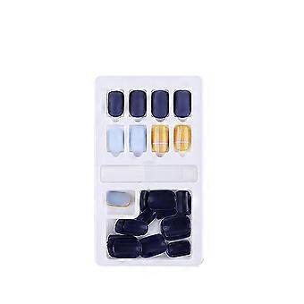 30pcs/box Reusable False Nail Sticker Wearable Detachable False Nail Waterproof Nail Tip