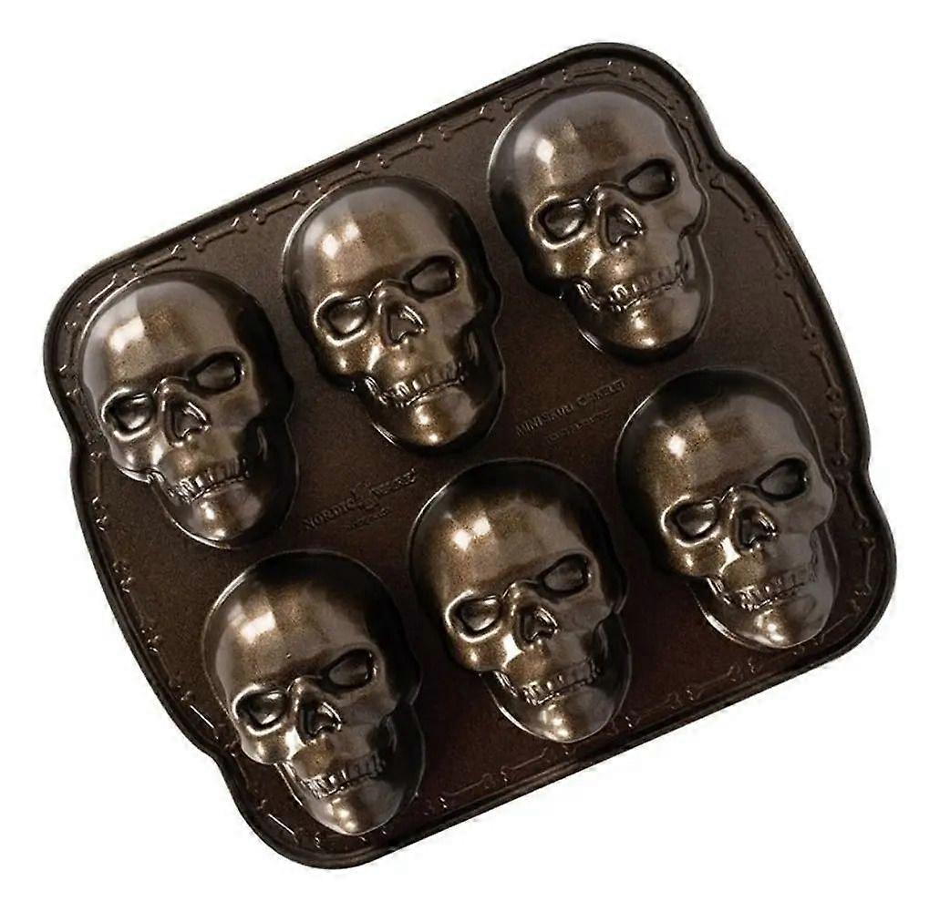 3D Skull Baking Mold, Durable Aluminum