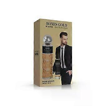 Saphir Boxes Gold Edp Spray 200ml 30ml Sets