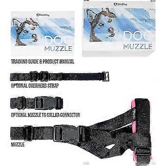 Protector de bozal suave para perros: evita las mordeduras y la masticación no deseada Ajuste cómodo seguro y seguro: acolchado de neopreno suave No más rozaduras incluido Traini