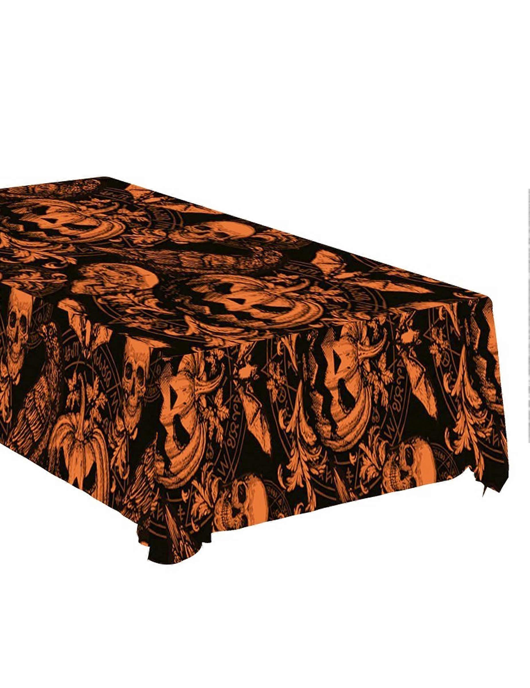 Nappe citrouille gothique 137 x 274 cm