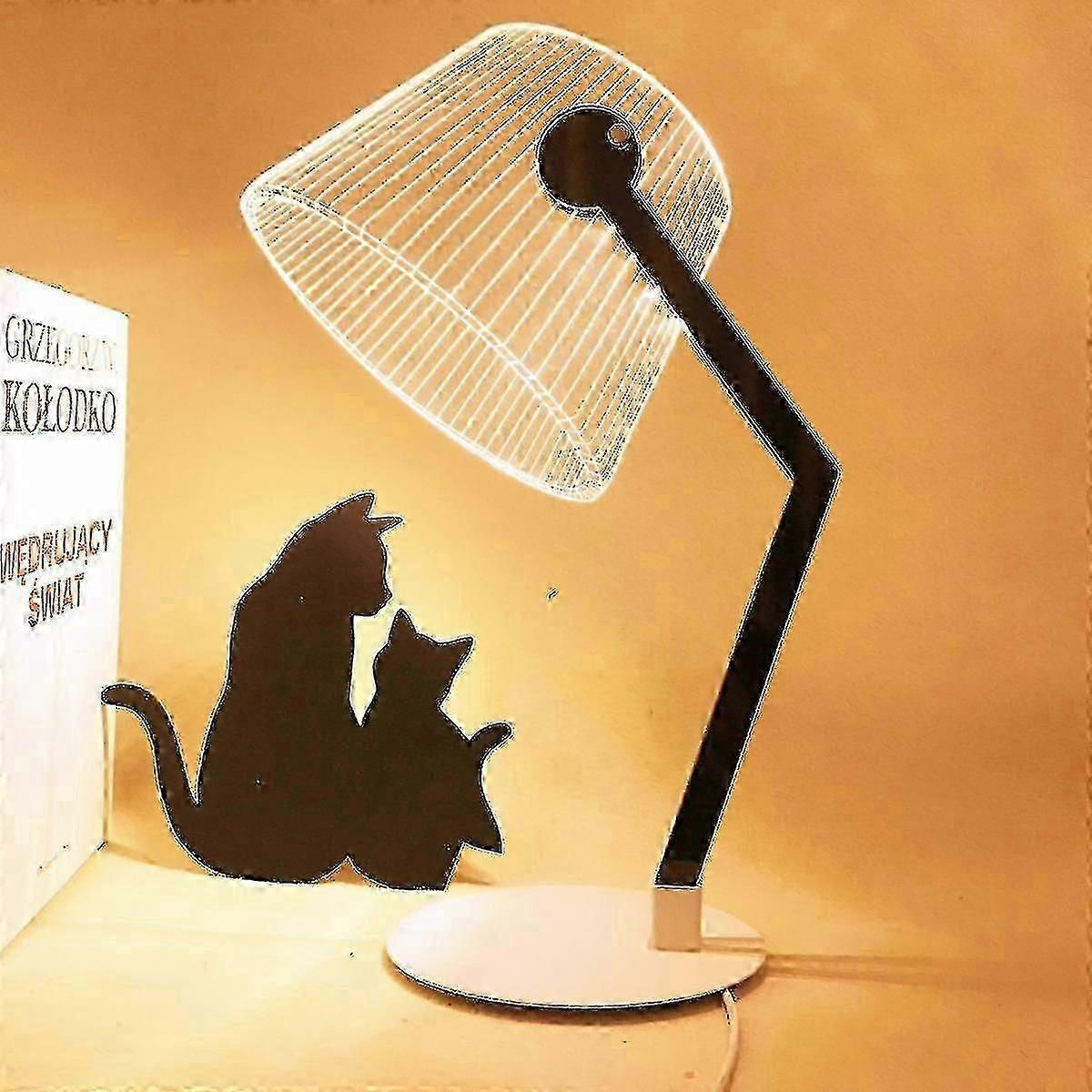 3d Led Table Lamp Night Light Optical Visual Illusion Home Decor Lighting