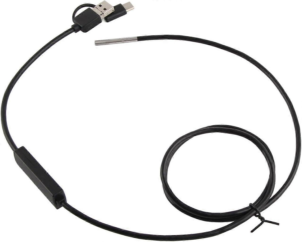 3 in 1 Endoscope Borescope Waterproof Snake Camera Type C USB 3.9m