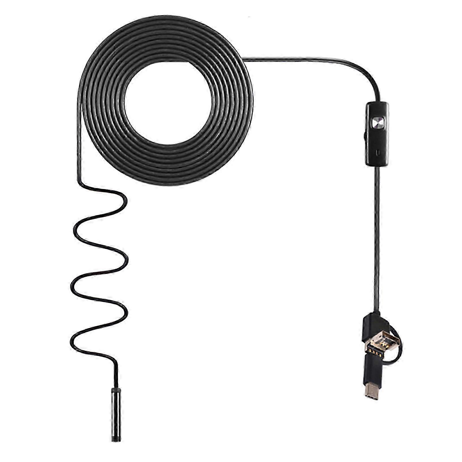 3-in-1 IP67 5.5mm USB Borescope