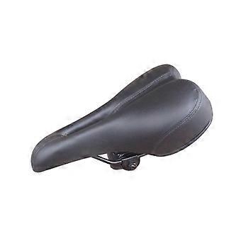 Faux Leather Bicycle Seat Bicycle Saddle - Comfortable Universal Bicycle Saddle Wide Cushion Pad Waterproof for Women Men - Fits Mountain Bike/Road Bi