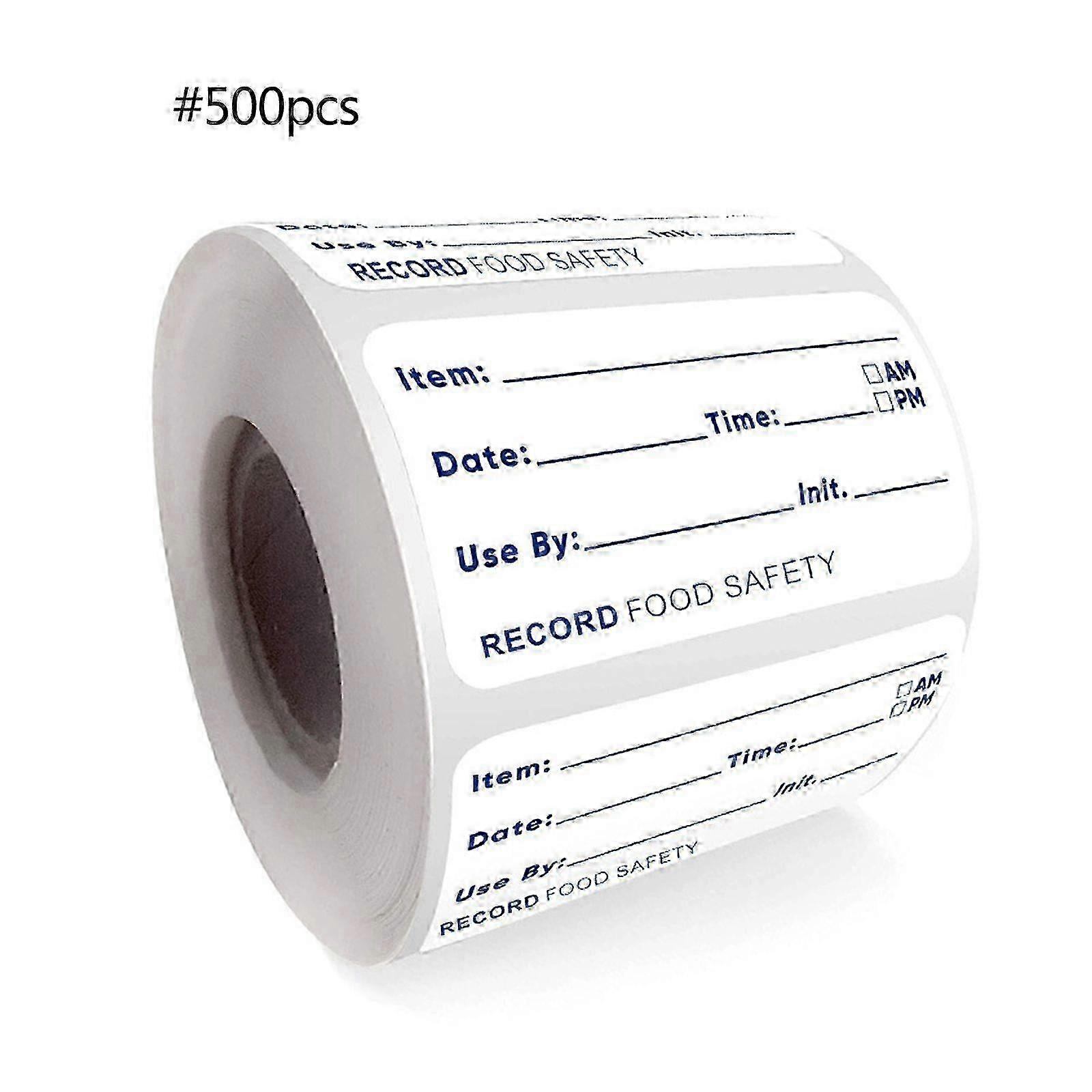 500pcs Dissolvable Date Labels