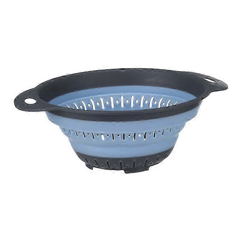 Foldable Silicone Colander With Secure Grip Handles