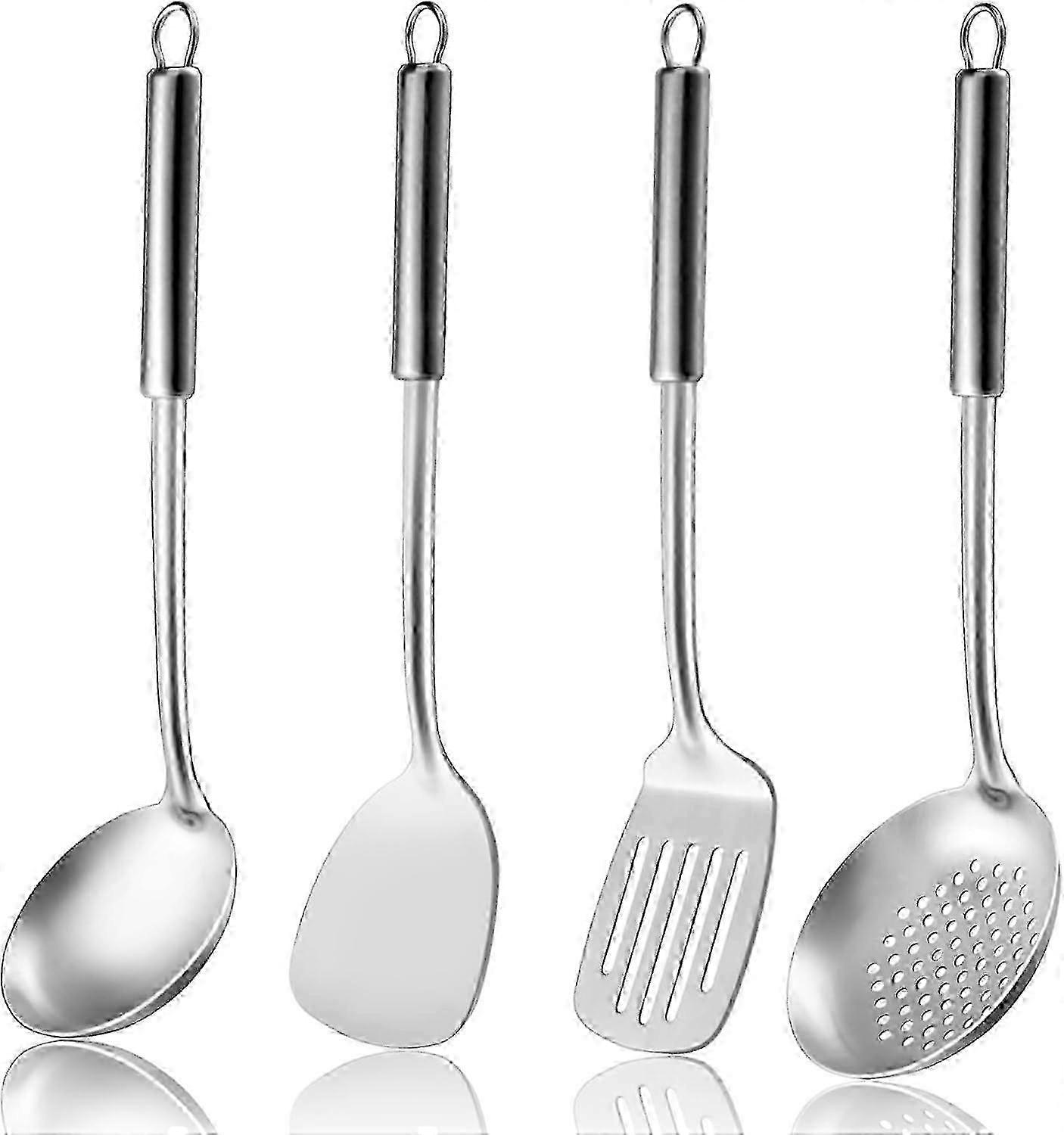 Rust-Resistant 4-Pc Stainless Steel Utensils