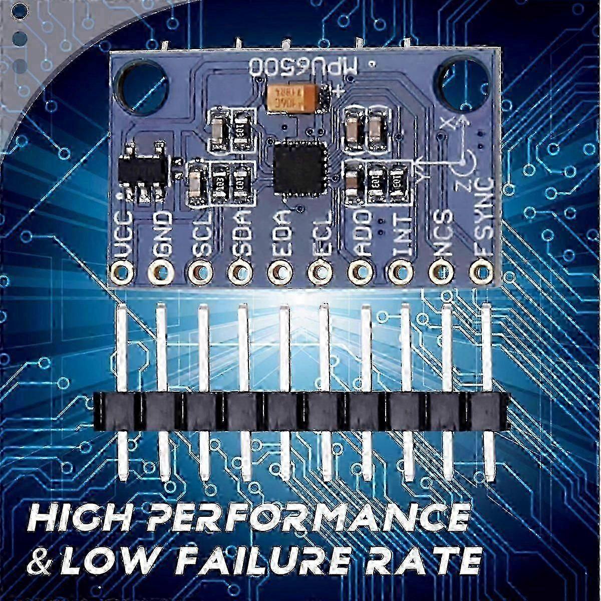 10Pcs MPU6500 Gyroscope Accelerometer Sensor Module 6-Axis GY-6500 Sensor Module IIC Communication P