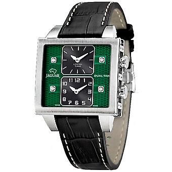 Jaguar Quartz analoge mannen horloge met J614/B Cowskin armband