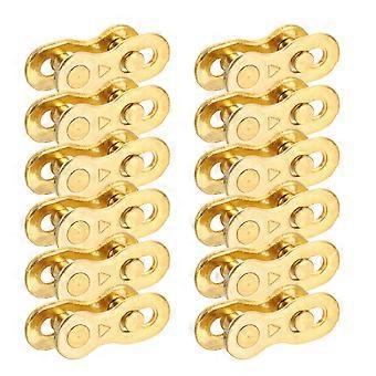 Bicycle Chain Joints Steel Connector for Mountain Bike 24Pcs Replacement Links